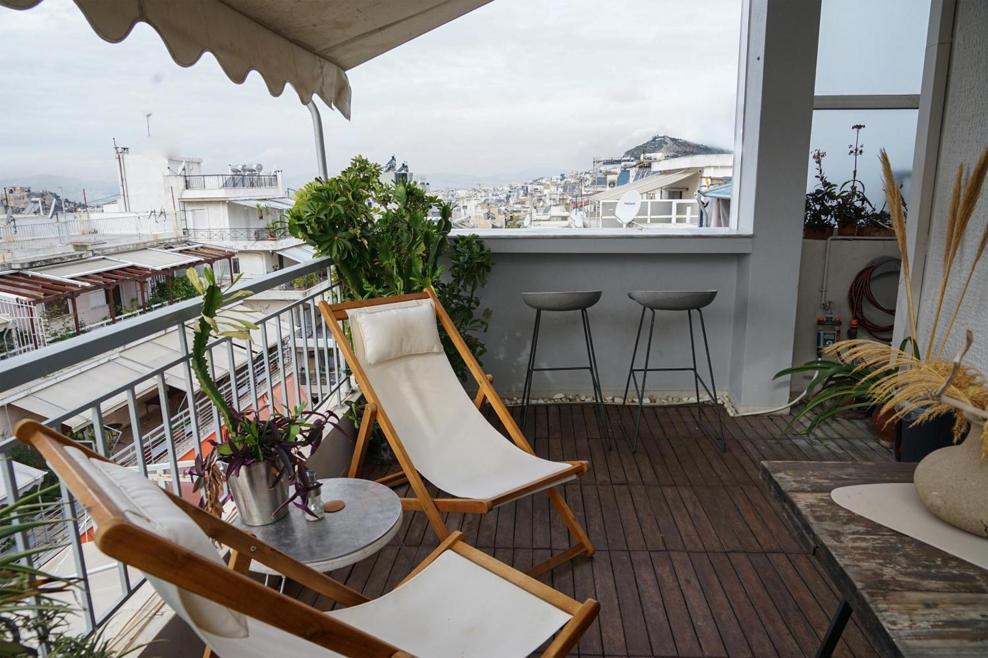 Small & Cozy With Acropolis & Lycabettus View Αθήνα Εξωτερικό φωτογραφία